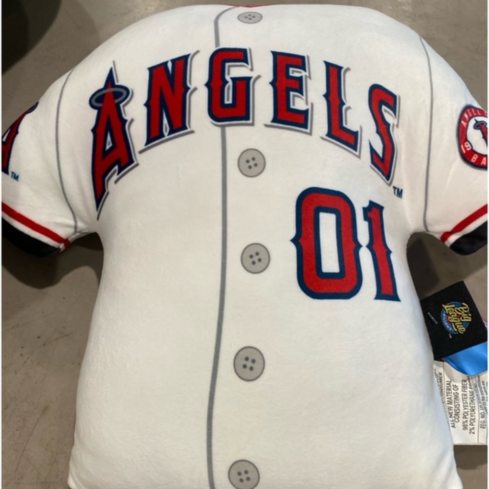 BIG LEAGUE "plushlete" ANGELS "squishy pillow!"⚾️unisex and fun for all ages🇺🇸